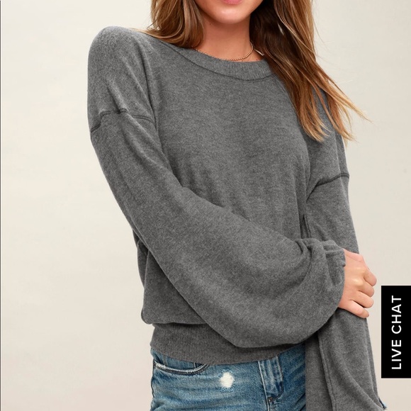 Free People Tops - Free People TGIF sweatshirt